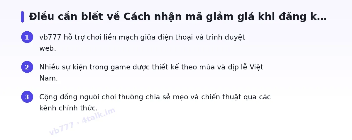 Những điều cần biết về vb777