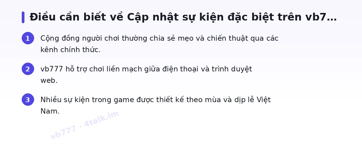 Những điều cần biết về vb777