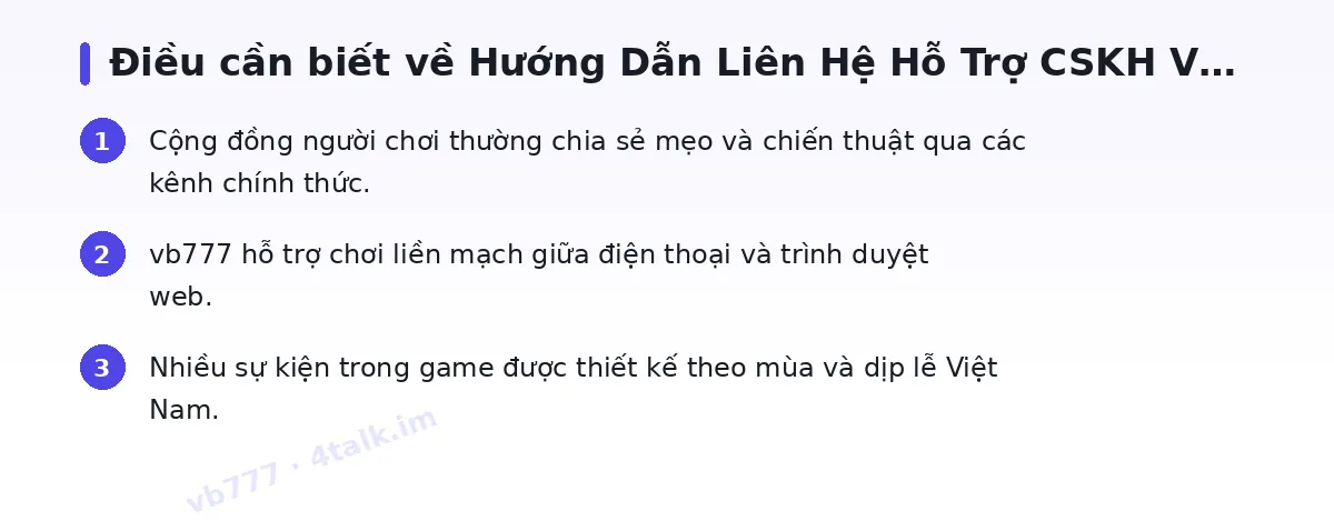Những điều cần biết về vb777