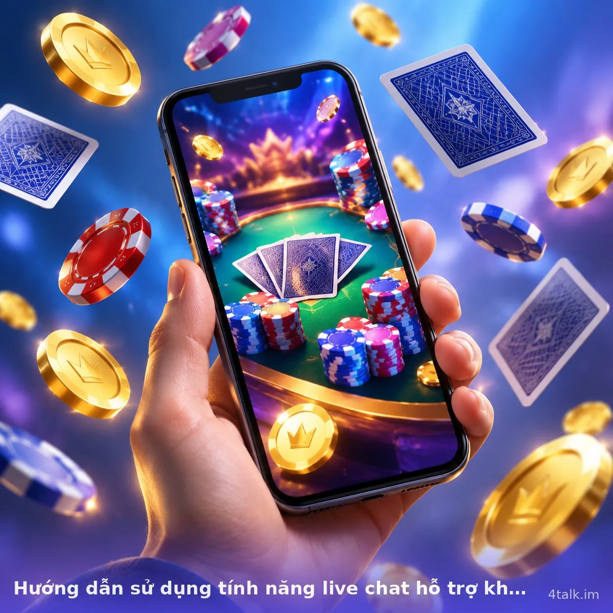 Hướng dẫn sử dụng tính năng live chat hỗ trợ khách hàng vb777 — vb777 · ảnh 3