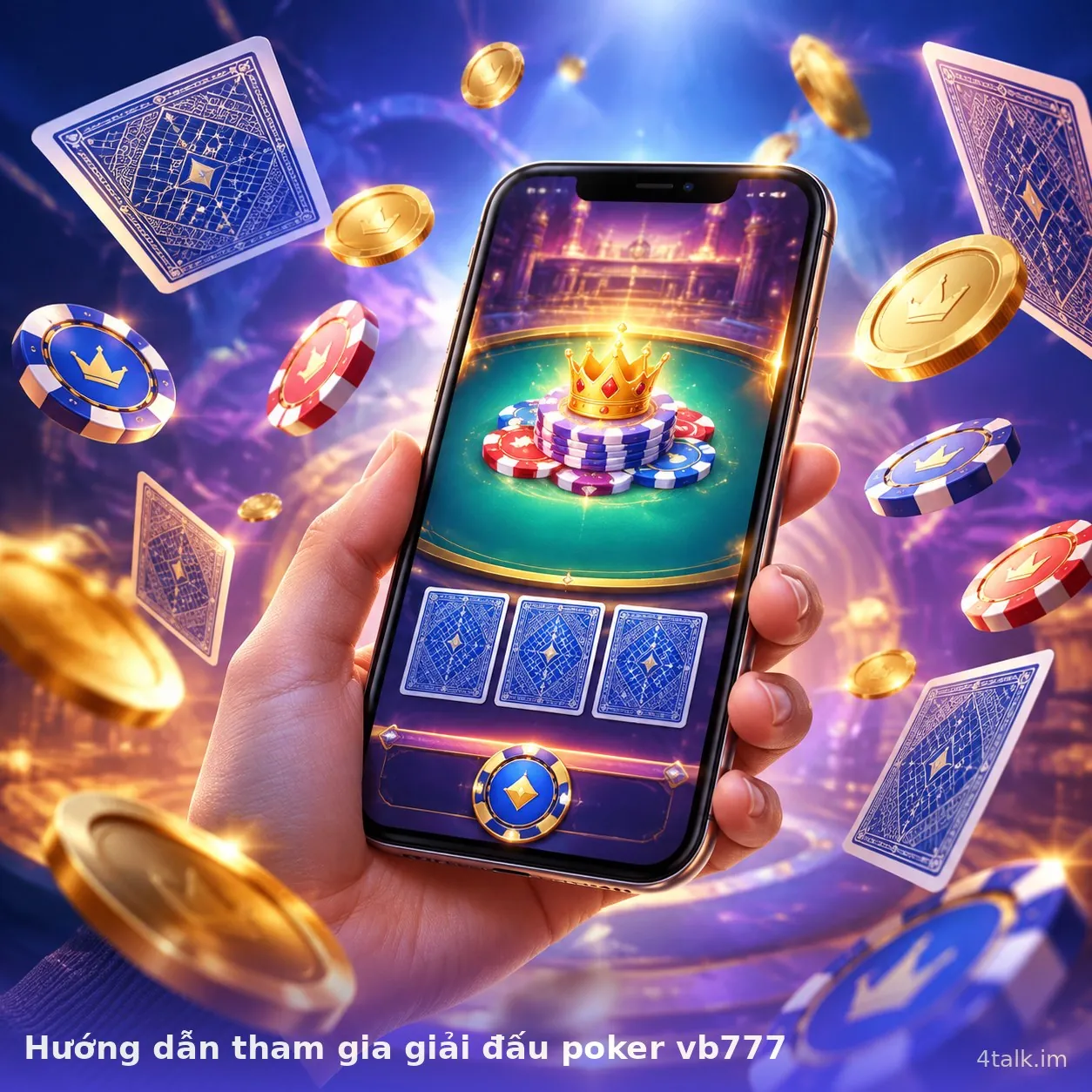 Hướng dẫn tham gia giải đấu poker vb777