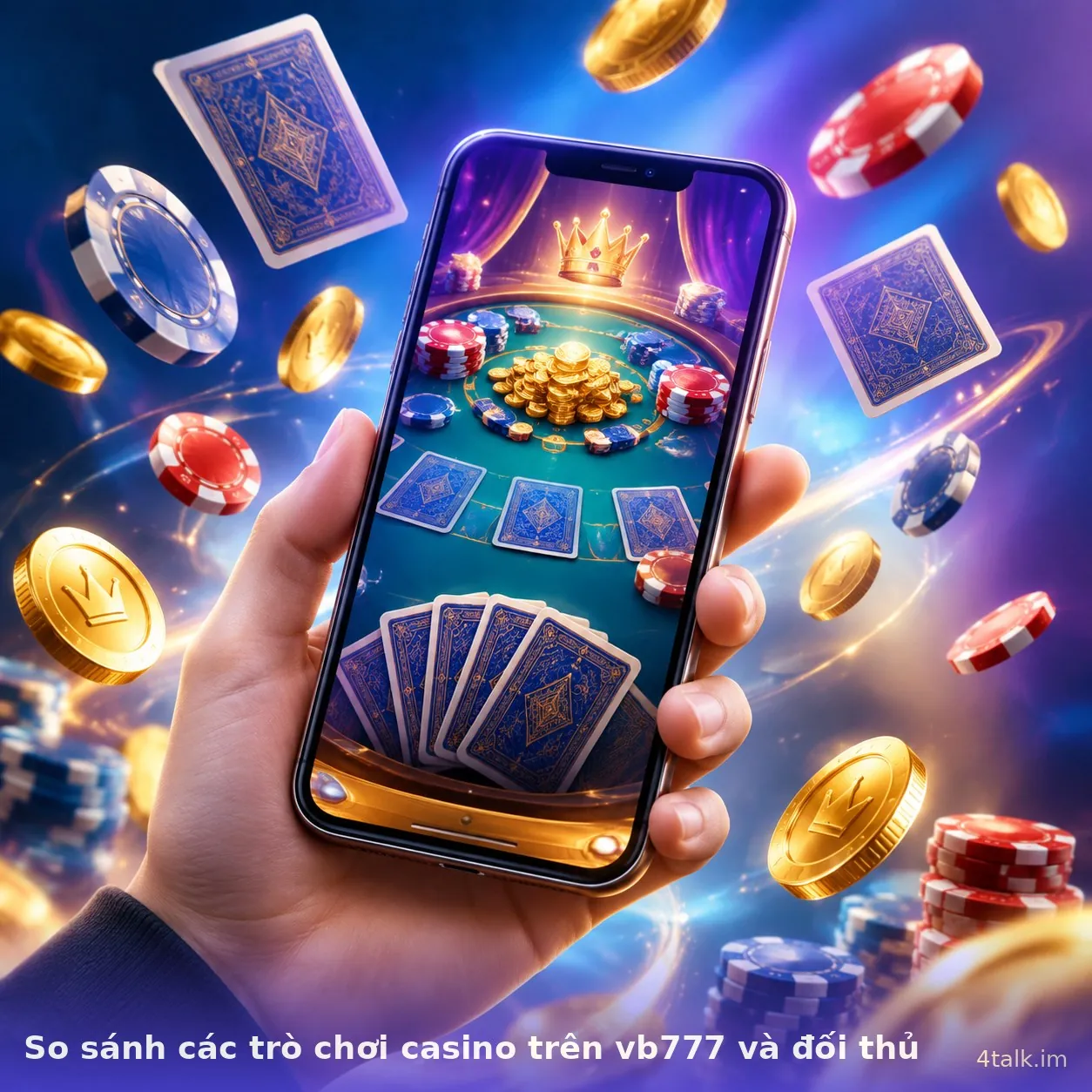So sánh các trò chơi casino trên vb777 và đối thủ