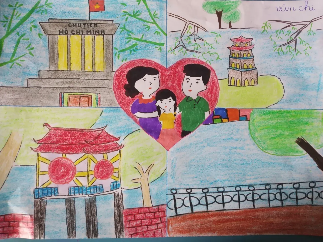Tuyển tập 50+ ảnh vẽ tranh em yêu hà nội đầy cảm xúc · ảnh 1