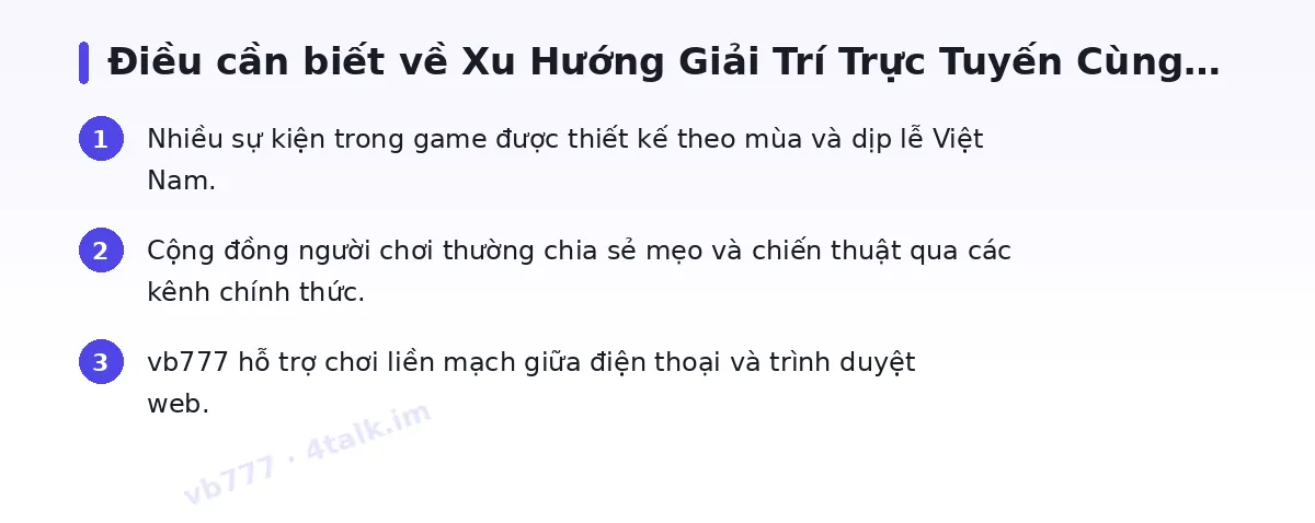 Những điều cần biết về vb777